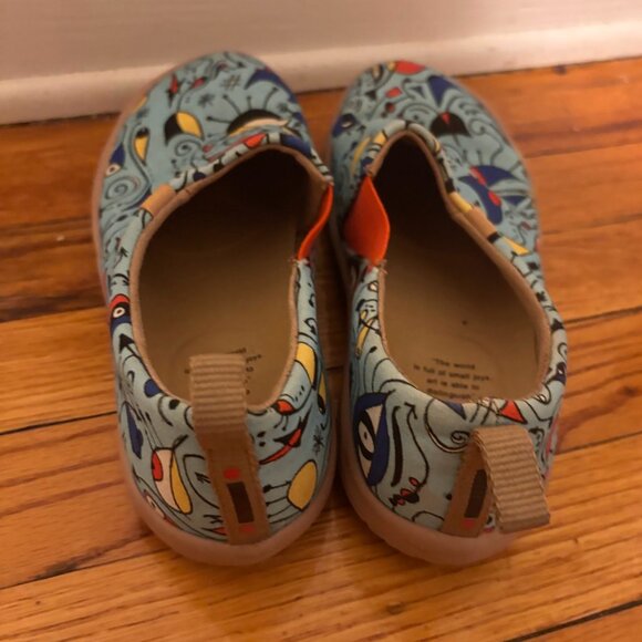 UIN Women's Blue Ocean Travel Fashion Walking Art Toledo Shoe Size 7 - Picture 3 of 7
